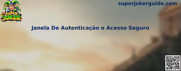 Janela De Autenticação e Acesso Seguro