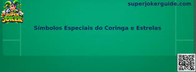Símbolos Especiais do Coringa e Estrelas