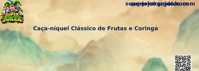 Caça-níquel Clássico de Frutas e Coringa